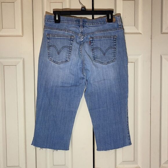 Levi's Vintage 515 Bootcut Jeans Cutoff Capris 6 - Picture 6 of 16